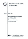 Cover: Strategisches Management im Viehhandel - Cuvillier Verlag