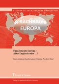 Cover: Sprachraum Europa - Alles Englisch oder ...? - Frank & Timme