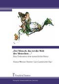 Cover: "Der Mensch, das ist die Welt des Menschen ..." - Frank & Timme