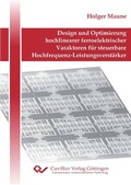 Cover: Design und Optimierung hochlinearer ferroelektrischer Varaktoren f&uuml;r steuerbare Hochfrequenzen-Leistungsverst&auml;rker - Cuvillier Verlag
