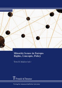 Enlarge image Cover: Minority Issues in Europe: Rights, Concepts, Policy - Frank & Timme