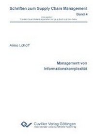 Abbildung von: Management von Informationskomplexität - Cuvillier Verlag