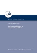 Cover: Rechtsentwicklungen im vereinten Deutschland - Universit&auml;tsverlag Potsdam