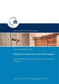 Cover: Teaching about the work values of Europeans - Universit&auml;tsverlag Potsdam