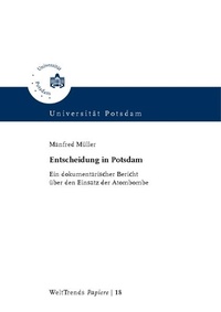 Enlarge image Cover: Entscheidung in Potsdam - Universitätsverlag Potsdam