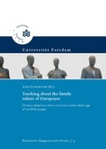 Cover: Teaching about the family values of Europeans - Universit&auml;tsverlag Potsdam