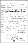 Cover: Schreiben &uuml;ber Film - Kulturverlag Kadmos Berlin