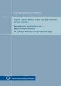 Cover: Perspektiven und Reform des Erwachsenenschutzes - Universit&auml;tsverlag G&ouml;ttingen