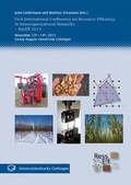 Cover: First International Conference on Resource Efficiency in Interorganizational Networks - ResEff 2013 - - Universit&auml;tsverlag G&ouml;ttingen