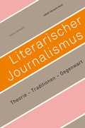 Cover: Literarischer Journalismus - Herbert von Halem Verlag