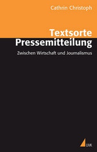 Enlarge image Cover: Textsorte Pressemitteilung - UVK
