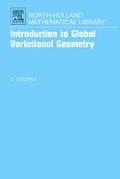 Cover: Introduction to Global Variational Geometry: Volume 71 - Elsevier