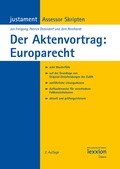 Cover: Der Aktenvortrag: Europarecht - Lexxion Verlagsgesellschaft