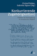 Cover: Konkurrierende Zugeh&ouml;rigkeit(en) - UVK