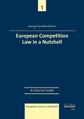 Cover: European Competition Law in a Nutshell - Lexxion Verlagsgesellschaft