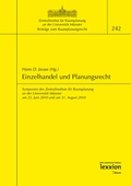 Abbildung von: Einzelhandel und Planungsrecht - Lexxion Verlagsgesellschaft