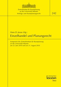 Abbildung von: Einzelhandel und Planungsrecht - Lexxion Verlagsgesellschaft
