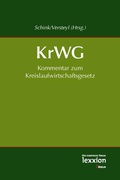 Abbildung von: Kommentar zum Kreislaufwirtschaftsgesetz (KrWG) 2012 - Lexxion Verlagsgesellschaft