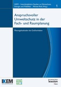 Abbildung von: Anspruchsvoller Umweltschutz in der Fach- und Raumplanung - Lexxion Verlagsgesellschaft