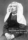Cover: Mathilde ter Heijne. any day now - Verlag f. mod. Kunst