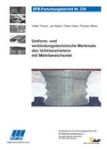 Cover: Umform- und verbindungstechnische Merkmale des Vollstanznietens mit Mehrbereichsniet - Europ&auml;ische Forschungsgesellschaft f&uuml;r Blechverarbeitung e.V. (EFB)