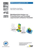 Cover: Modellgest&uuml;tzte Analyse von Pressmaschinen auf Grundlage experimentell verifizierter Parameter - Europ&auml;ische Forschungsgesellschaft f&uuml;r Blechverarbeitung e.V. (EFB)