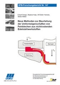 Cover: Neue Methoden zur Beurteilung der Umformeigenschaften von Feinblechen aus nichtrostenden Edelstahlwerkstoffen - Europ&auml;ische Forschungsgesellschaft f&uuml;r Blechverarbeitung e.V. (EFB)