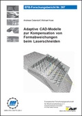 Cover: Adaptive CAD-Modelle zur Kompensation von Formabweichungen beim Laserschneiden - Europ&auml;ische Forschungsgesellschaft f&uuml;r Blechverarbeitung e.V. (EFB)