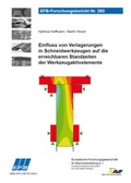 Cover: Einfluss von Verlagerungen in Schneidwerkzeugen auf die erreichbaren Standzeiten der Werkzeugaktivelemente - Europ&auml;ische Forschungsgesellschaft f&uuml;r Blechverarbeitung e.V. (EFB)