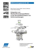 Cover: Integration von Werkstofferm&uuml;dungseffekten in die Verschlei&szlig;simulation von Umformwerkzeugen - Europ&auml;ische Forschungsgesellschaft f&uuml;r Blechverarbeitung e.V. (EFB)