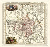 Abbildung von: Historische Karte: Stadt und Amt Leipzig, 1758 (Plano) - Verlag Rockstuhl