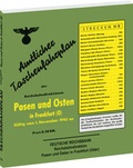 Cover: Amtlicher Taschenfahrplan der Reichsbahndirektion Posen und Osten in Frankfurt (Oder) 1943 - Verlag Rockstuhl