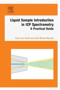 Cover: Liquid Sample Introduction in ICP Spectrometry - Elsevier