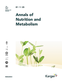 Abbildung von: Annals of Nutrition and Metabolism - S. Karger