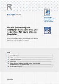 Abbildung von: ift Richtlinie HO-11/2 - ift Rosenheim