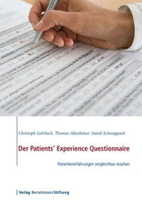 Enlarge image Cover: Der Patients' Experience Questionnaire - Verlag Bertelsmann Stiftung