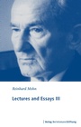 Cover: Lectures and Essays I - Verlag Bertelsmann Stiftung