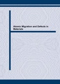 Cover: Atomic Migration and Defects in Materials - Trans Tech Publications Ltd