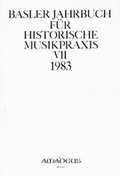 Cover: Basler Jahrbuch f&uuml;r Historische Musikpraxis / Improvisation in der Musik des Mittelalters und der Renaissance - Amadeus