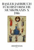 Cover: Basler Jahrbuch f&uuml;r Historische Musikpraxis / Bildung und Ausbildung in alter Musik - Amadeus