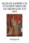 Cover: Basler Jahrbuch f&uuml;r Historische Musikpraxis / Modus und Tonalit&auml;t - Amadeus
