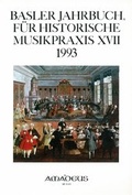Cover: Basler Jahrbuch f&uuml;r Historische Musikpraxis / Orchesterpraxis in klassischer Zeit - Amadeus