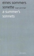 Cover: eines sommers sonette /a summer's sonnets - EDITION SIGNAThUR