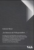 Cover: Im Interesse der Volksgesundheit... - VAS-Verlag f&uuml;r Akademische Schriften