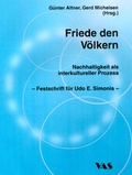 Cover: Frieden den V&ouml;lkern - VAS-Verlag f&uuml;r Akademische Schriften