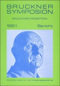 Cover: Bruckner-Symposion Linz 1991 - Musikwissenschaftlicher Verlag Wien