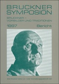 Cover: Bruckner-Symposion Linz 1997 - Musikwissenschaftlicher Verlag Wien