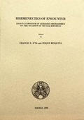 Cover: Hermeneutics of Encounter - Sammlung de Nobili