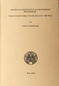 Cover: Weder als Seiend noch als Nichtseiend Bestimmbar - Sammlung de Nobili