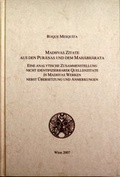 Cover: Madhvas Zitate aus den Puranas und dem Mahabharata - Sammlung de Nobili